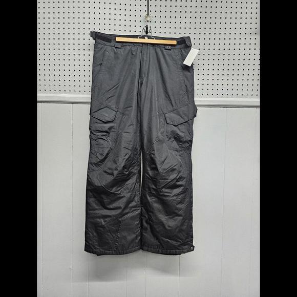 Tsla Snowpants w/ Pockets Mens Size L 36 waist 31 inseem (Black) - Picture 1 of 10